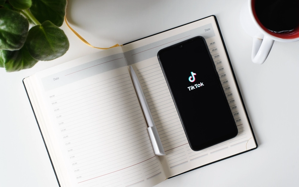 TikTok mobile application, popular service for creating and viewing short videos on smart phone screen