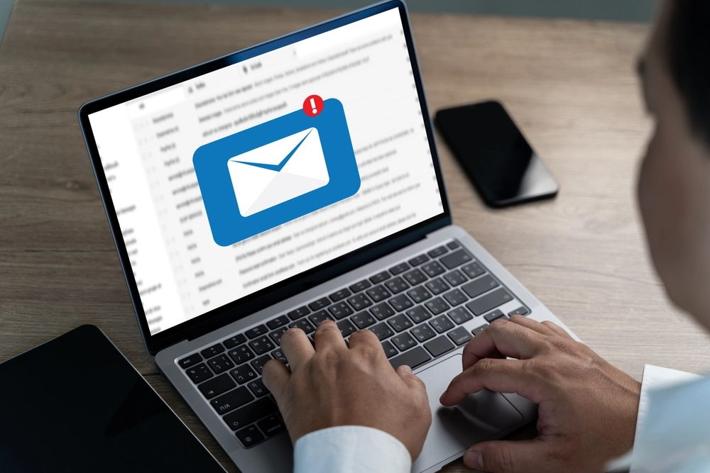 Mail Communication Connection message to mailing contacts phone Global Letters Concept