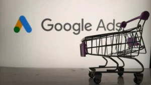 Google ads and shopping cart online advertising and ecommerce